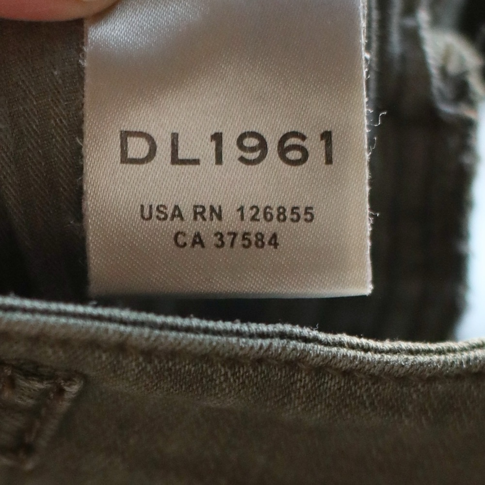 DL1961 Farrow Cropped High Rise Instasculpt Skinny Jeans Women's Size | Size 29 - Picture 4 of 4